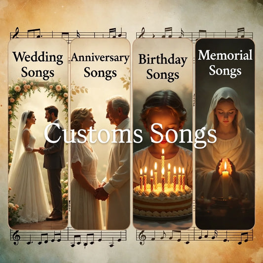 Custom Song Package for Special Occasions - With Free Lyric Sheet